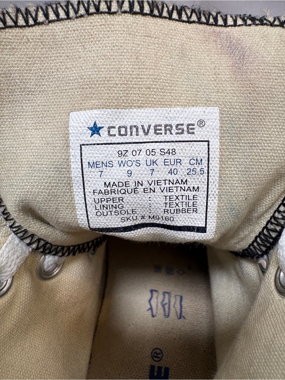 Converse Black High-Top Canvas Sneakers with White Laces - Picture 6 of 6
